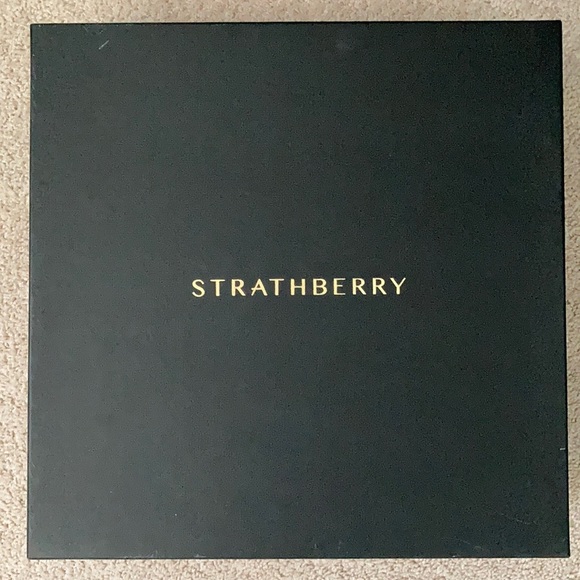 Strathberry Navy, Red, and White Tote Bag - Picture 16 of 16